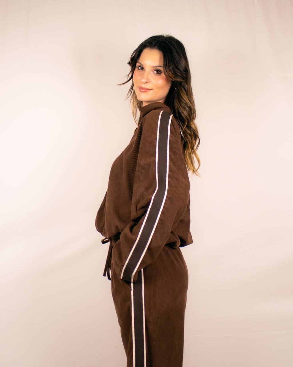 Fato de treino riscas